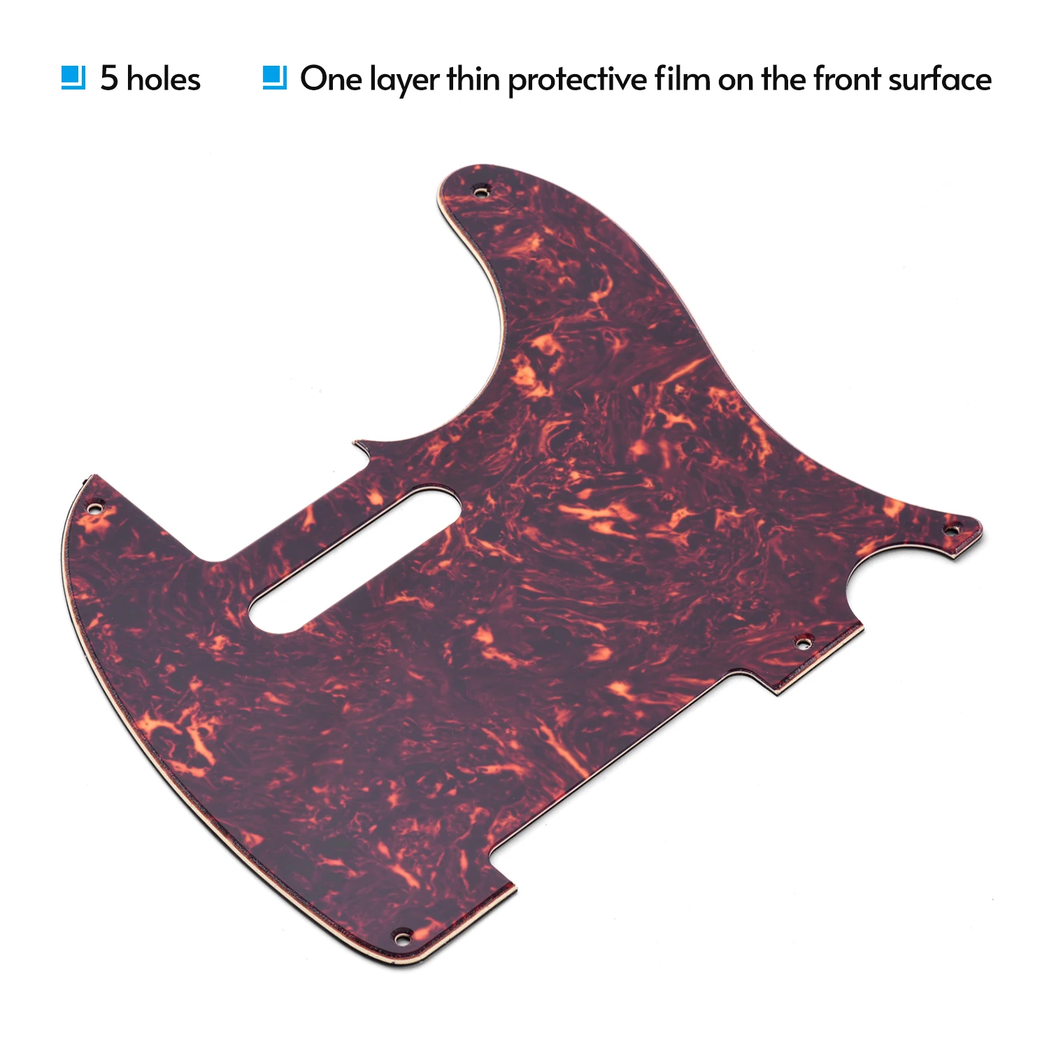 5 отверстий TL50S Гитара Pickguard 3 слойные панели Для TL гитары | Спорт и развлечения