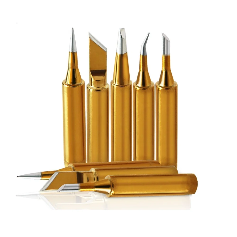 

High Quality electroplated golden solder tip Solder Iron Tips 900M-T Lead-Free Lower Temperature Soldering Welding Tools