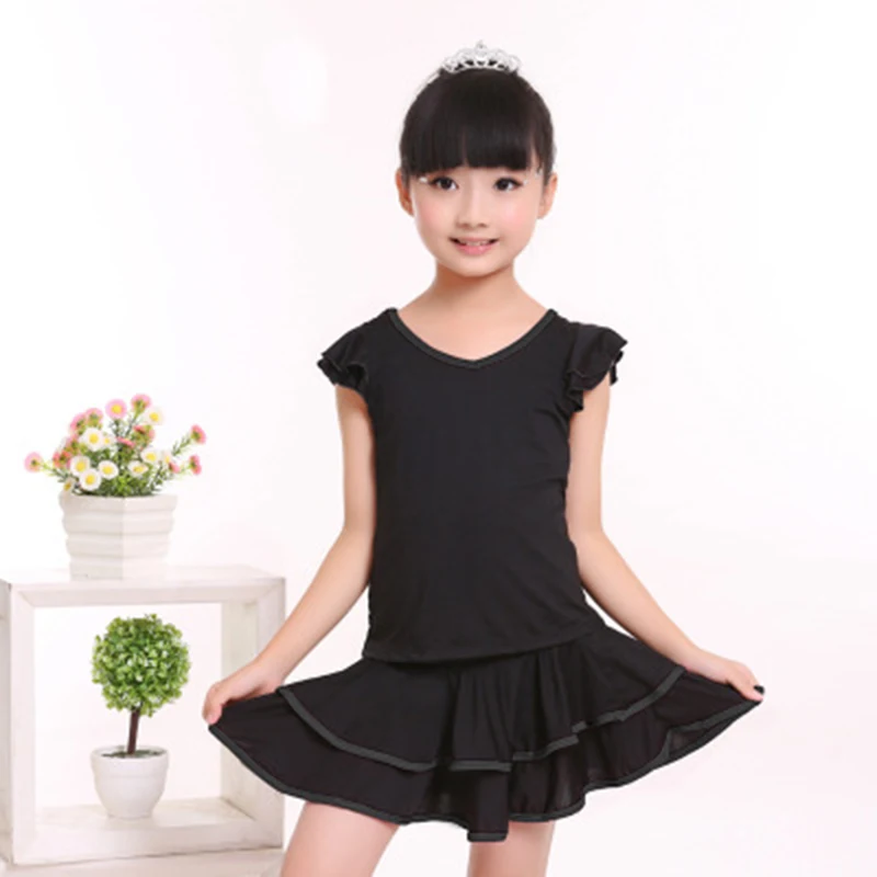 Юбка для латинских танцев девочек новые бальные костюмы ча сальса латино