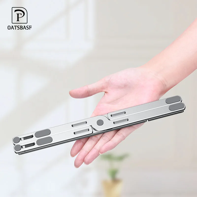 Складная металлическая Портативная подставка для ноутбука OATSBASF iOS портативный