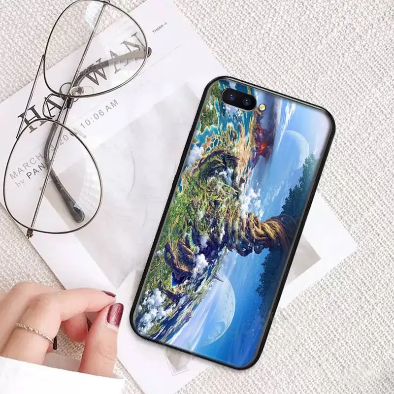 

Earth planet tree life Phone Case For OPPO R9 R11 R15 R17 RENO Realme S PLUS Normal 2z 3 5 C2 pro