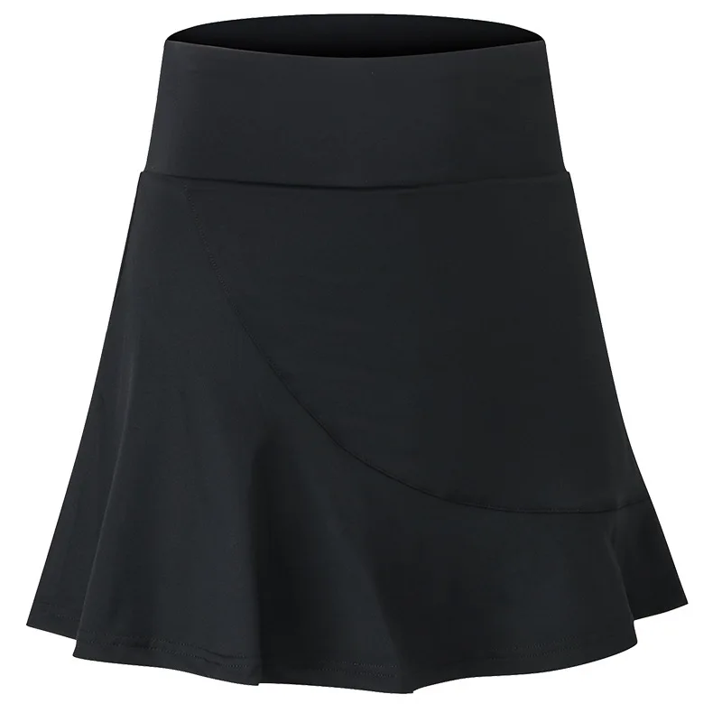 

Women's Sports Skirt Anti-glare Outdoor Jogging Culottes High Waist Yoga Tight Hip Skirt Shorts Workout Shorts