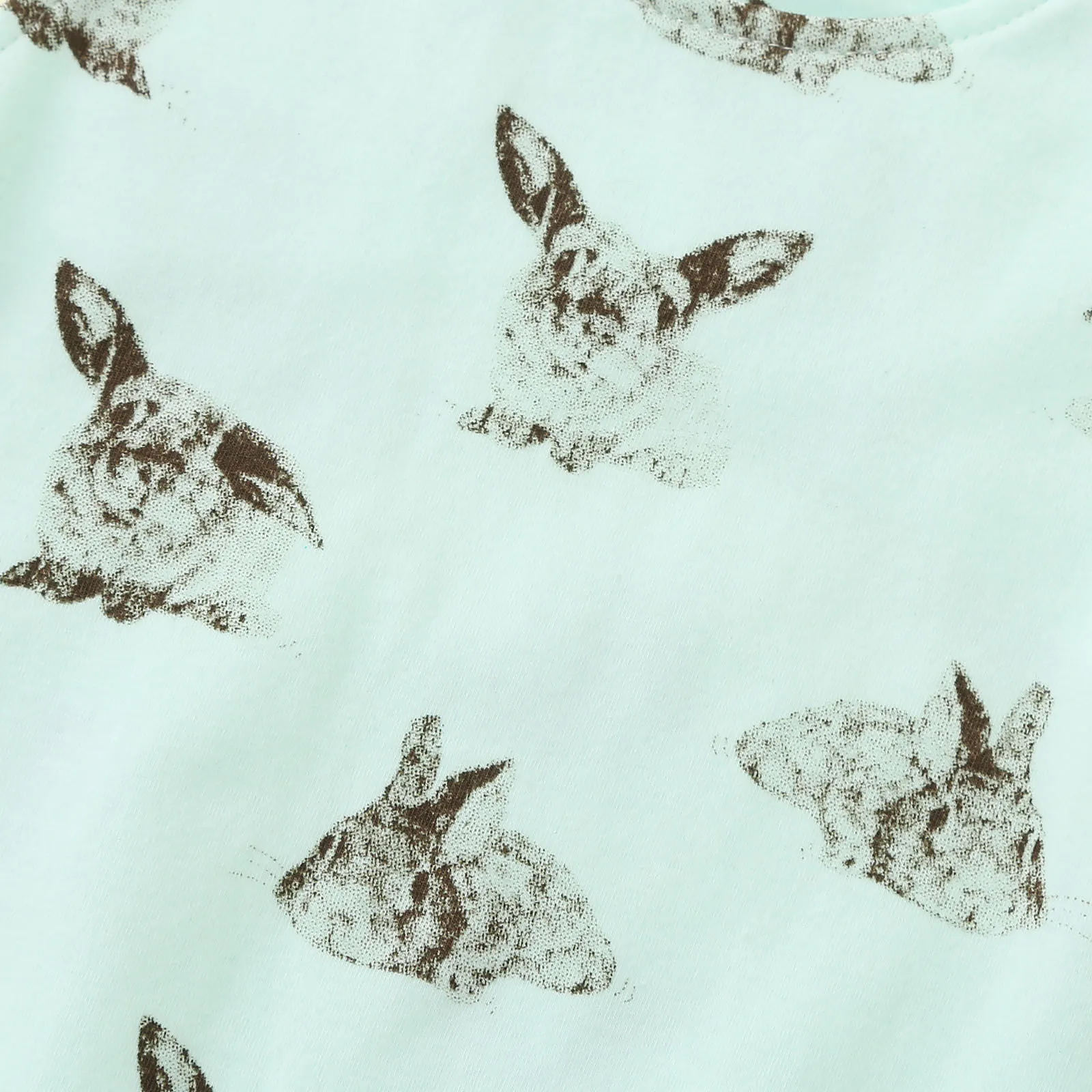 

Baby Girl Clothes Cotton Baby Cartoon Rabbit Print Jumpsuit Romper Trousers Sleeveless Summer Baby Clothes U type Buttons