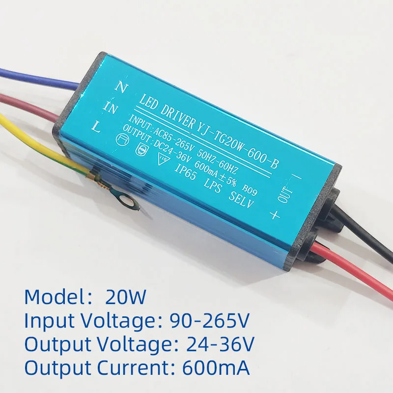 Водонепроницаемый трансформатор для LED светильников 20-100Вт