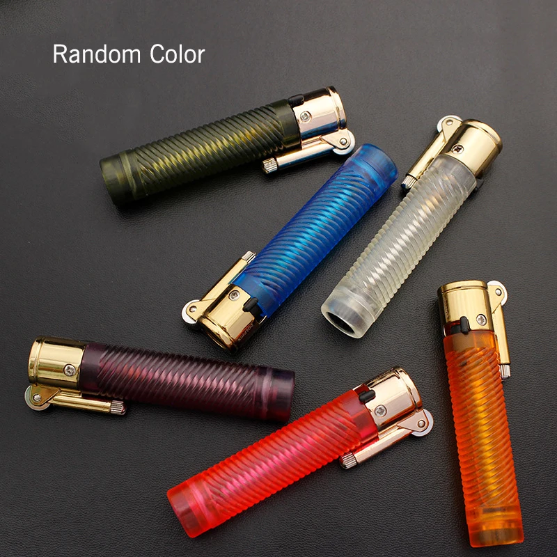 Забавные зажигалки Бутановая газовая зажигалка с огнеупорным замком надувная