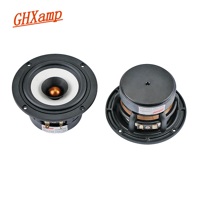 

Динамик GHXAMP HIFI, 4 дюйма, полный диапазон, 4 Ом, средний бас, громкий динамик, слюдяная раковина, алюминиевый конус, 12 Вт, 25 Вт, для самостоятельн...
