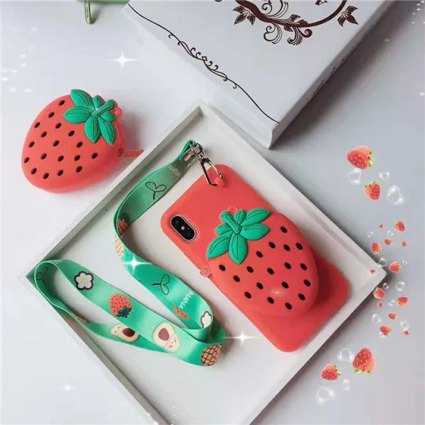 style 8 3D милый корейский Emoticon Пакет Медведь Кролик Сумочка с Тоторо чехол для iPhone X XS MAX XR 6 6s 7 8 Plus Мягкий силиконовый чехол - Цвет: style 8