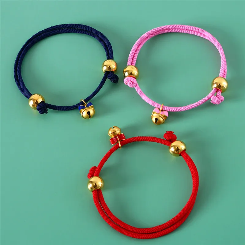 

Новый ошейник для домашних животных, кошек, принцесс, лук, колокольчик, маленькая собака, кролик, милая собака, Красная Нить, ожерелье, плюшев...