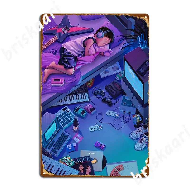 

Sweet Dreams Kid Metal Sign Wall Mural Garage Decoration Club Bar Vintage Tin Sign Poster