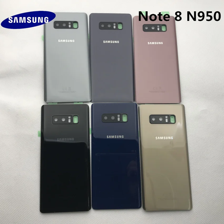 Защитное стекло для SAMSUNG Galaxy Note 8 N950 N950F задняя крышка аккумулятора замена корпуса