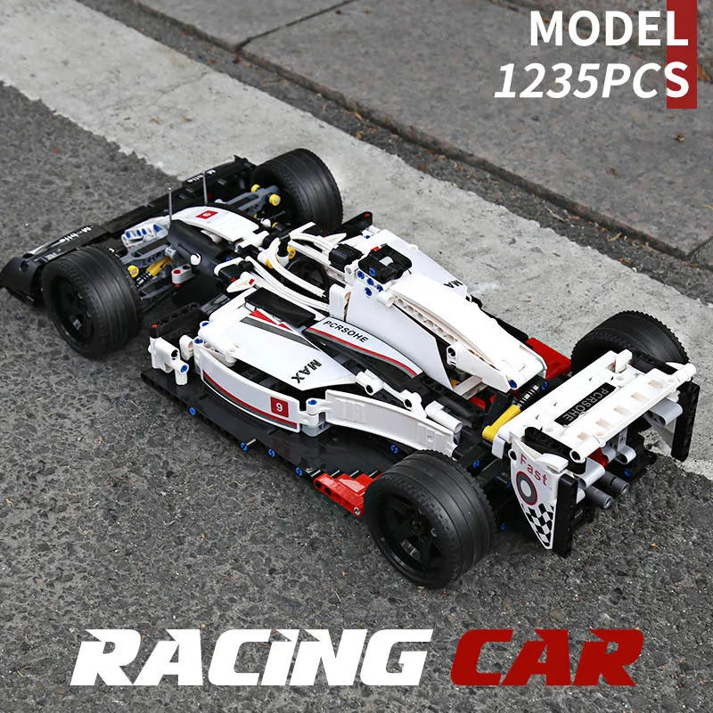 

1235pcs Creator Car High-tech Series Simulation Formula F1 Racing Car Model Building Blocks Bricks Toys Kids Birthday Boys Gifts