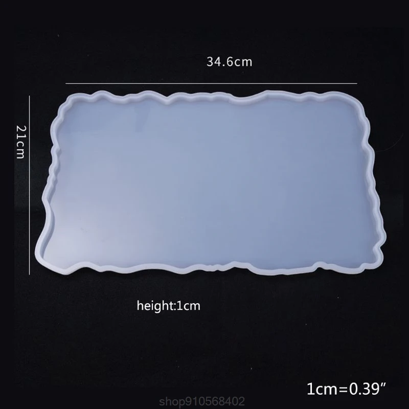 

Crystal Epoxy Resin Mold Fruit Plate Casting Silicone Mould Handmade DIY Crafts Tray Making Tool N16 20 Dropshipping