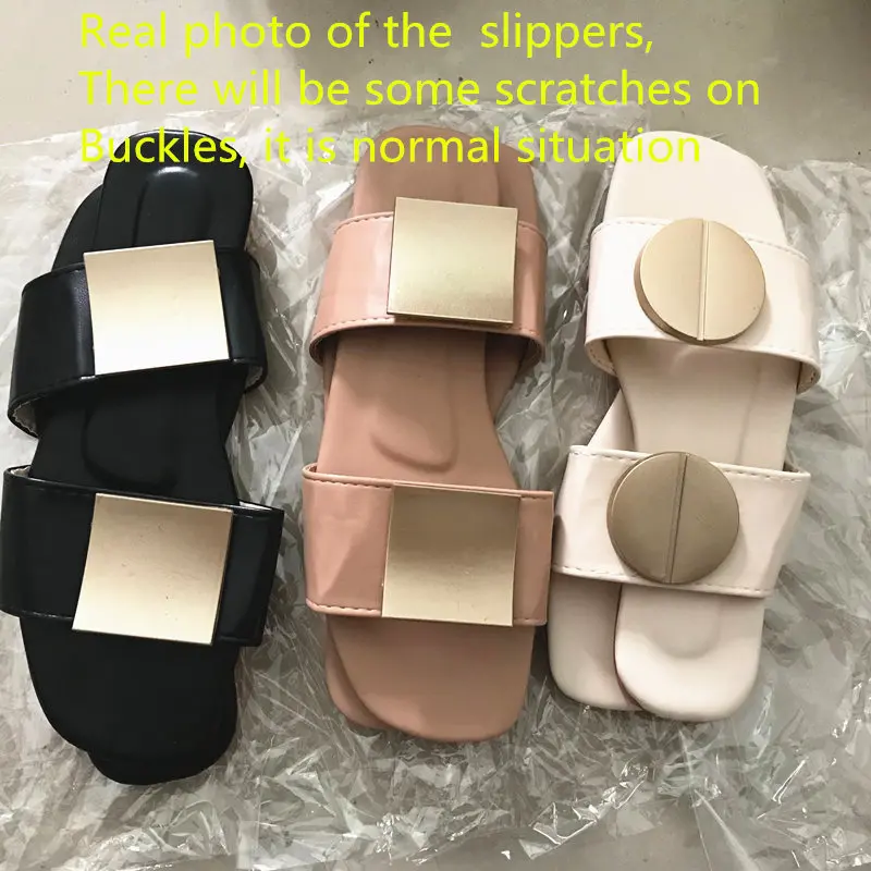 Женские модные шлепанцы с мягкой подошвой летняя обувь на плоской подошве