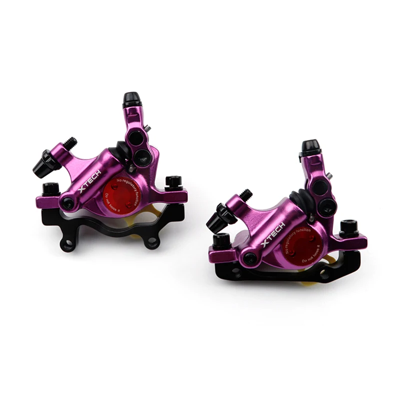 Puple 1 pair Масляный дисковый тормоз Велосипедный тормозной кабель MTB дорожный велосипед линия Тяговая гидравлическая велосипедная Тормозная установка передний и задний тормоз для велосипеда - Цвет: Puple 1 pair