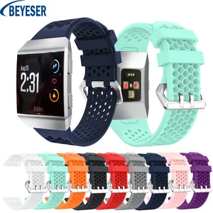Модный спортивный силиконовый браслет, ремешок, фитнес-часы для Fitbit, ионные Смарт-часы, ремешок для часов, спортивные товары, аксессуары