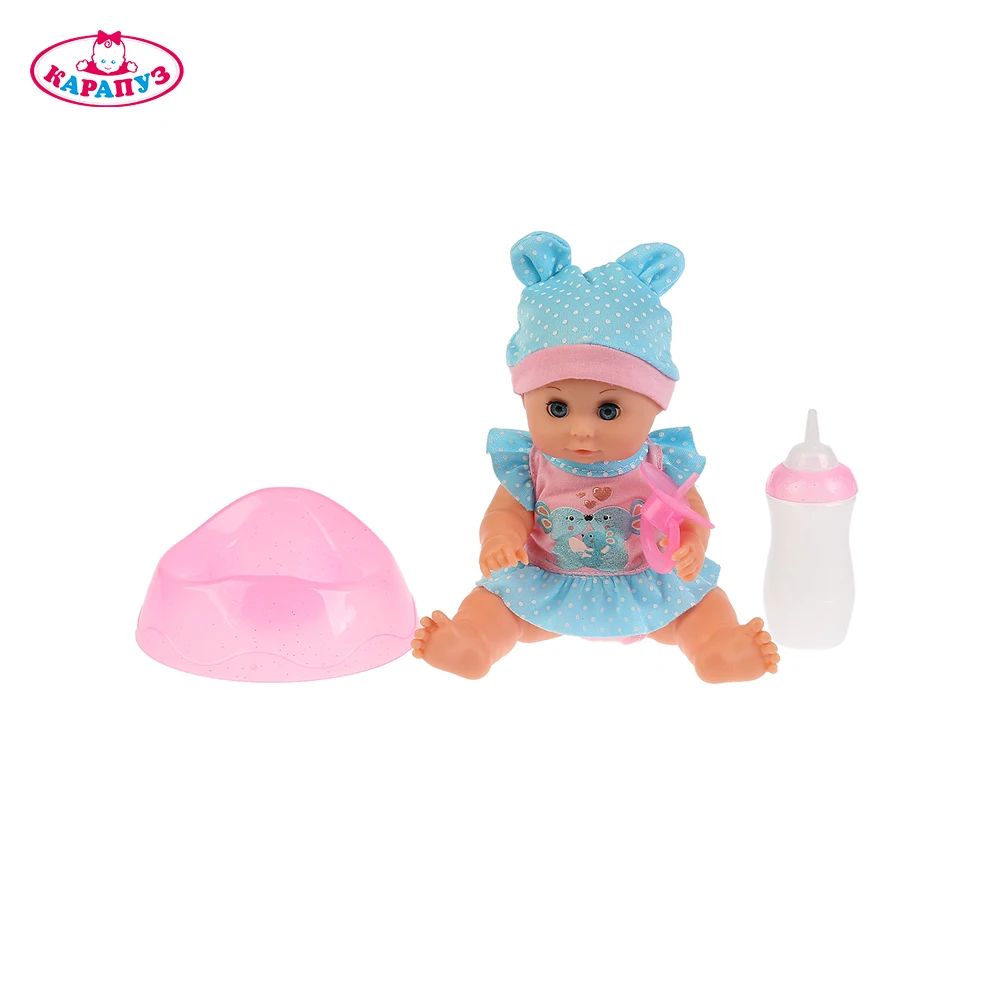 Пупс КАРАПУЗ кукла-пупс Катюша пьет писает закрывает глазки с аксессуарами 20 см