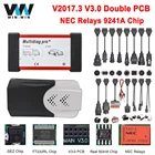 Новинка, автомобильный диагностический сканер Multidiag Pro V2017.3 V3.0 NEC, беспроводной сканер OBD2 с бесплатным генератором ключей OBD 2 OBD2, Автомобильные диагностические инструменты для автомобиля, грузовика