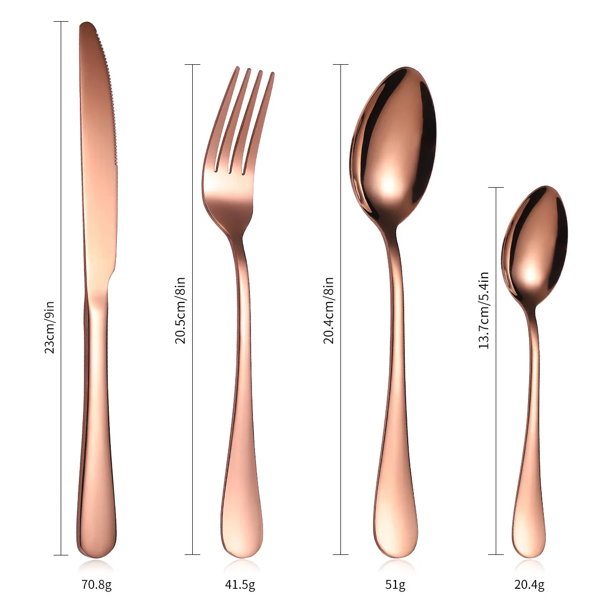 24pcs KuBac Hommi Gold Plated Stainless Steel Dinnerware Set Silverware Cutlery Service For 6 Drop Shipping | Дом и сад