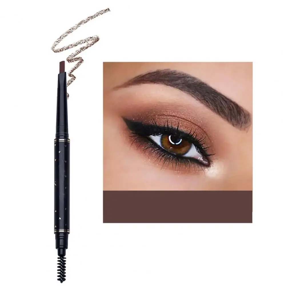 

0.33g Eyebrow Pen Remove Easily Double Head Synthetic Eyebrow Pen with Brush for Beauty