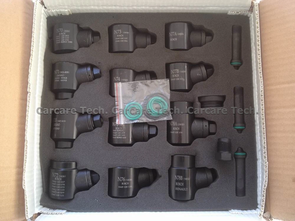 

16Pcs injector holder/clamp Diesel fuel injector Tool for all injectors common rail test bench injector holder