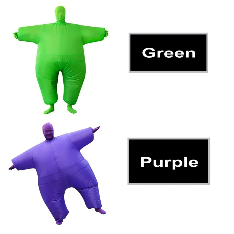 Хэллоуин жира надувной костюм маскарадный в масках крупного плана толстый