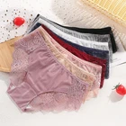 Женские сексуальные кружевное белье трусики женские Полые шелковые трусики спортивные бесшовные трусики для девочек