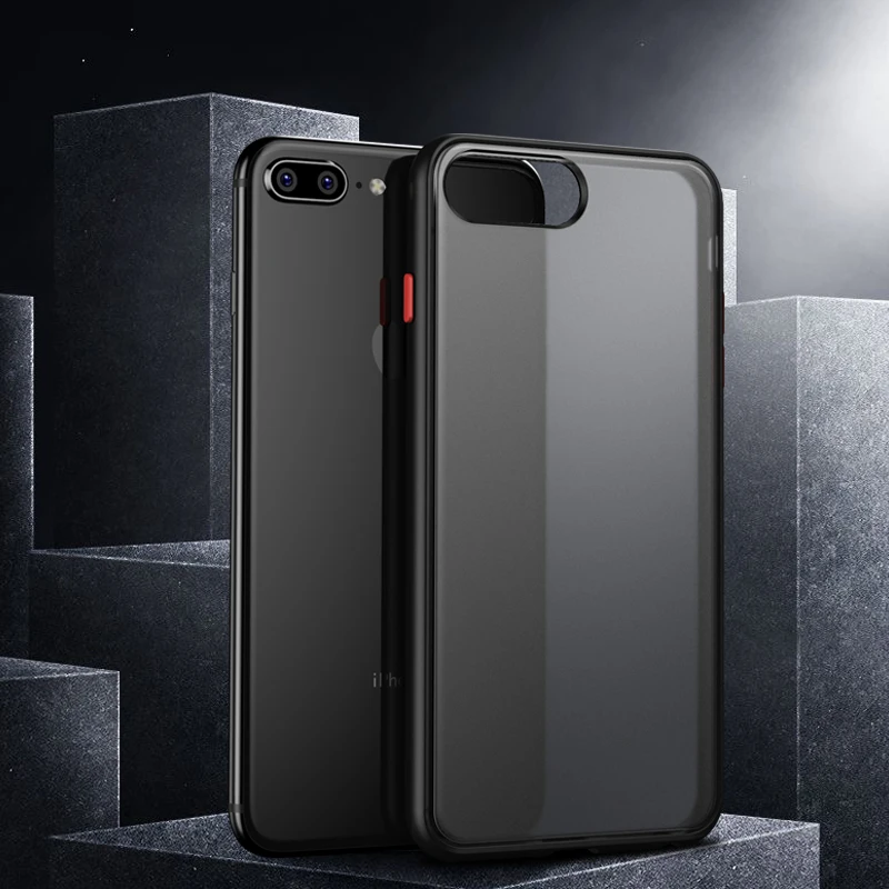 Новый прозрачный чехол для телефона Матовый удобный без отпечатков пальцев