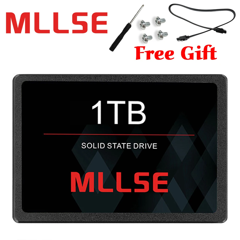 MLLSE ssd 128Ggb 256 ГБ 512 1 ТБ 2 5 &quotSSD SATAIII 3D NAND флэш память TLC SMI/Phison/Realtek Внутренние
