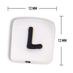 TYRY.HU-Cuentas de silicona para dentici&oacute;n de beb&eacute;, cuentas de silicona de grado alimenticio sin BPA, accesorios para chupete, 100 Uds.-4