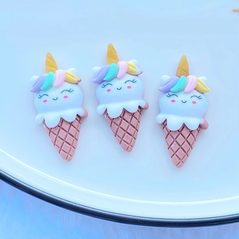 7/14Pcs Cute Resin Mixed Animal Ice Cream Flat Back Cabochons Scrapbooking DIY Jewelry Craft Decoration Accessories L65 - купить по