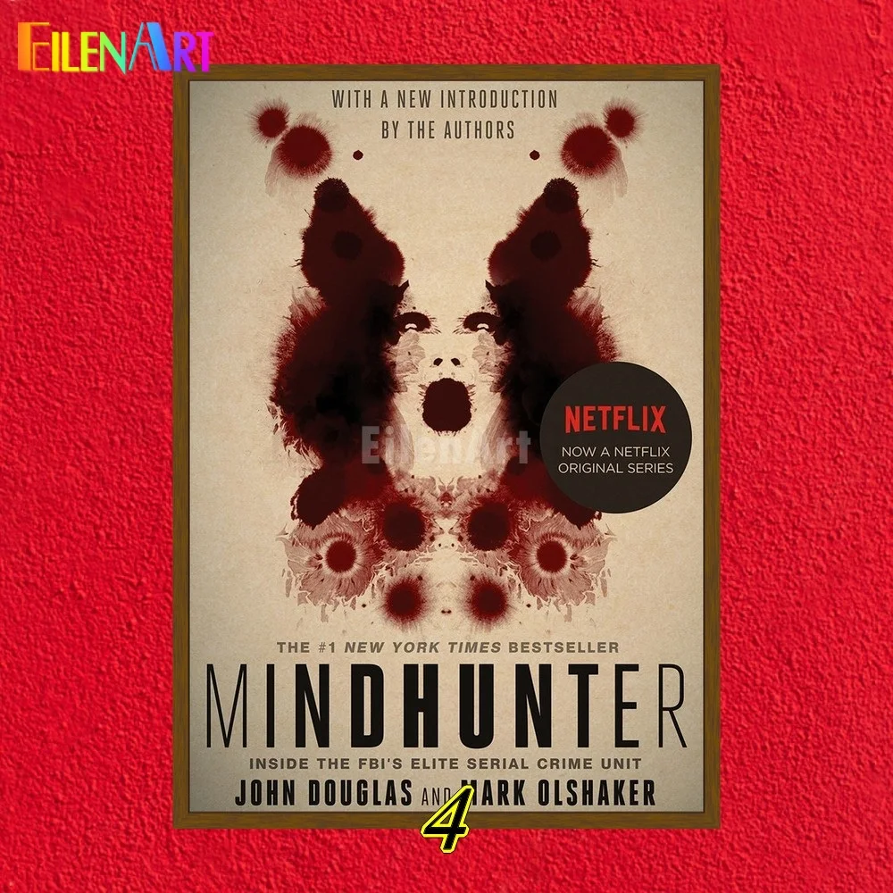 

Mindhunter Retro Kraft Paper Movie Poster For Home Art Decoration Posters