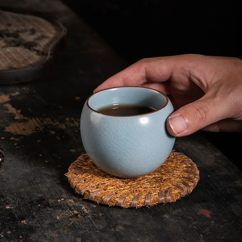 Женская чайная чашка керамическая Современная Белая Фарфоровая маленькая