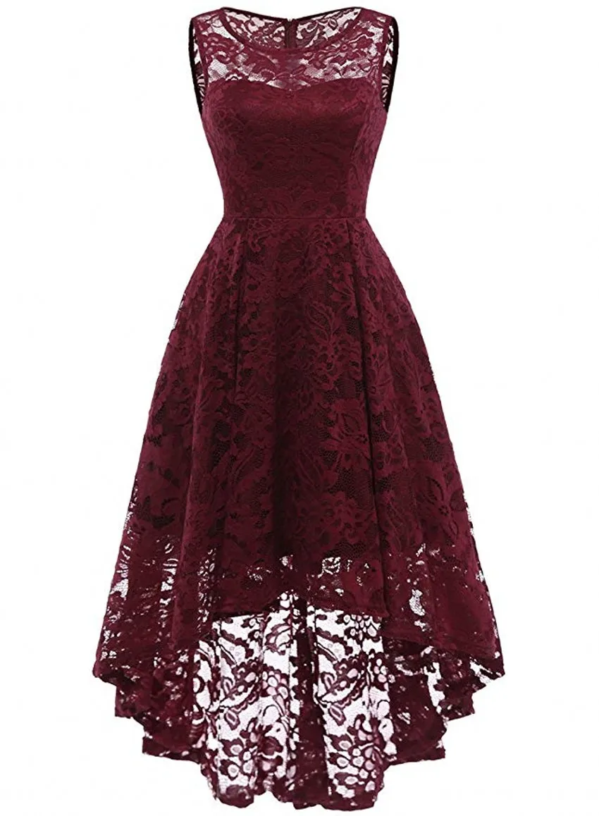 

ZOGAA Christmas Summer Long Dresses Sexy Women Dresses Sleeveless Long Maxi Lace Dress Prom Ballgowns Asymmetrical Hem Vestidos