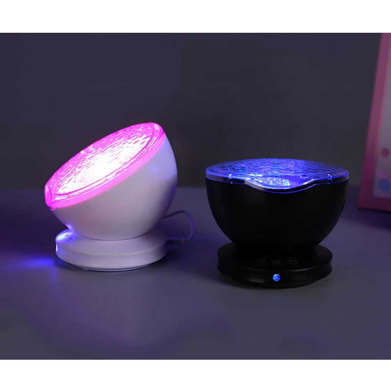 Elecstars USB лампа светодиодный ночник Галактический проектор океанская волна