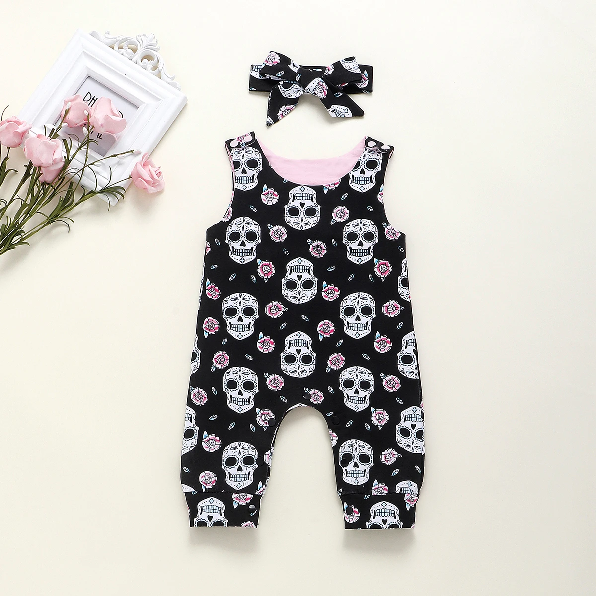 Костюмы на Хэллоуин для новорожденных маленьких мальчиков и девочек без рукавов