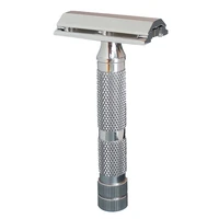 dscosmetic s9 parallel head 316l stainless steel double edge safety razor
