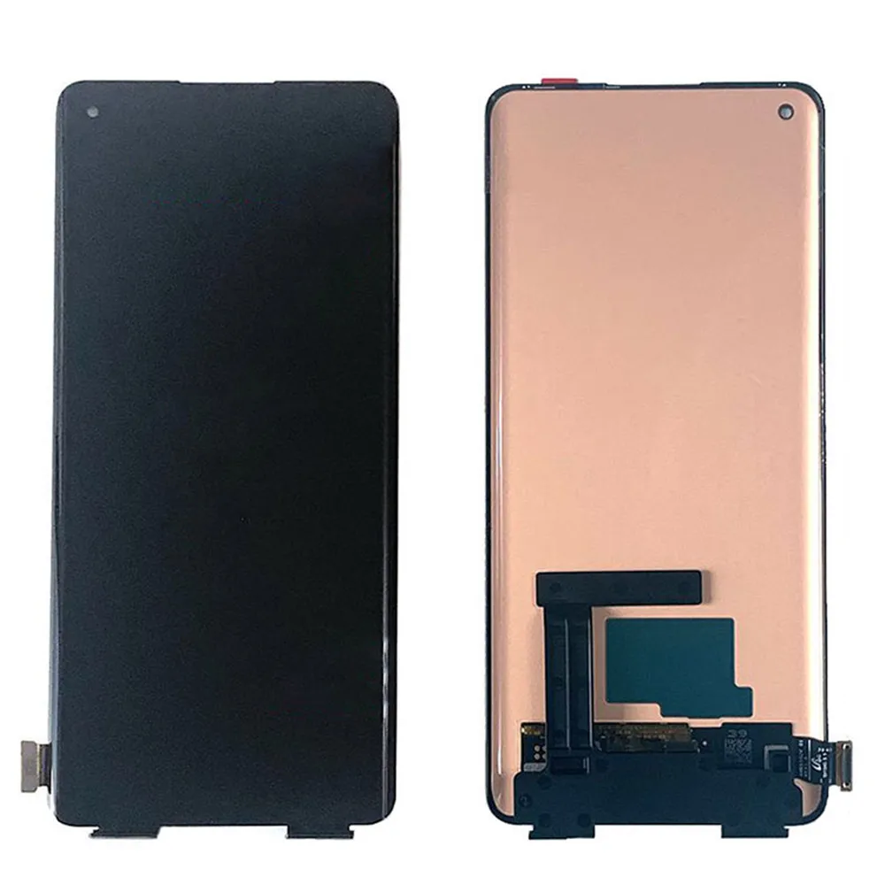 replacement phone touch screen for oneplus 8 smartphone external curved screen glass cover lcd screen assembly free global shipping
