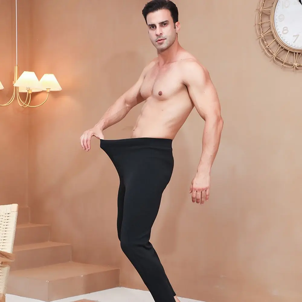 Men Thermal Long Johns Underwear Winter Warm Tights Pants Plus Thickened Cotton Male Base Leggings Thermal Trousers XXXXL