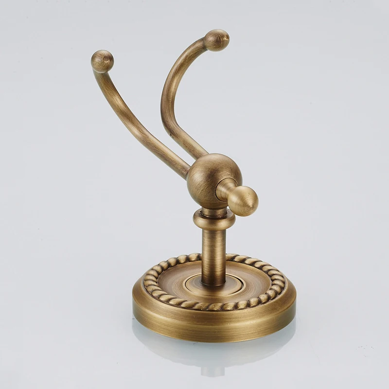 Античный латунный крючок для халатов настенный шляп пальто ретро вешалка