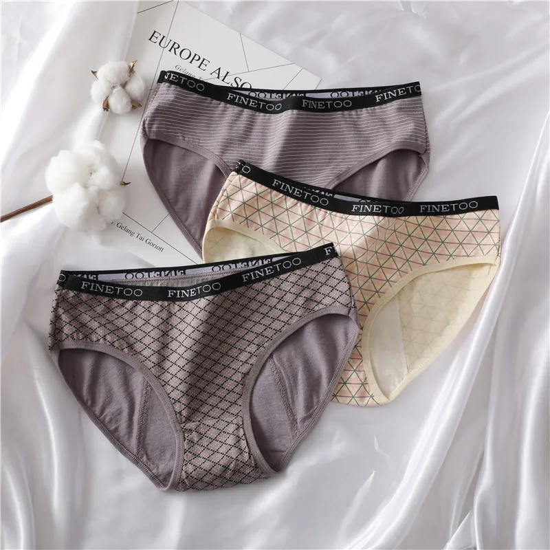 Трусы женские из дышащего хлопка с защитой от протечек M-3XL | Женская одежда