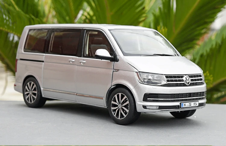 Классическая Подлинная модель автомобиля 1:18 NZG VW T6 Multivan литая металлическая MPV с