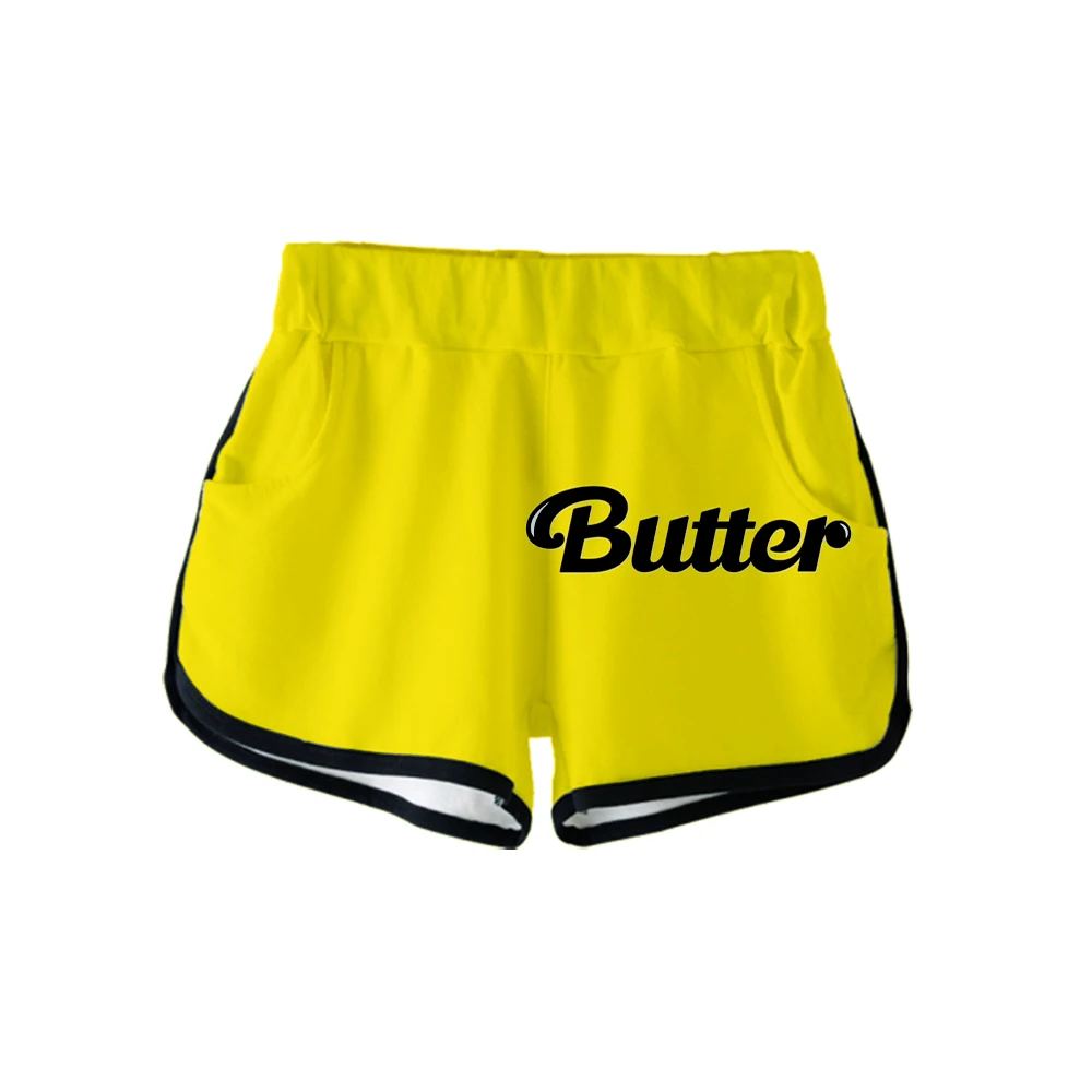 

2021 New album Butter Shorts K Pop Bangtan 3D print shorts street fashion men/women's Hip hop short pants