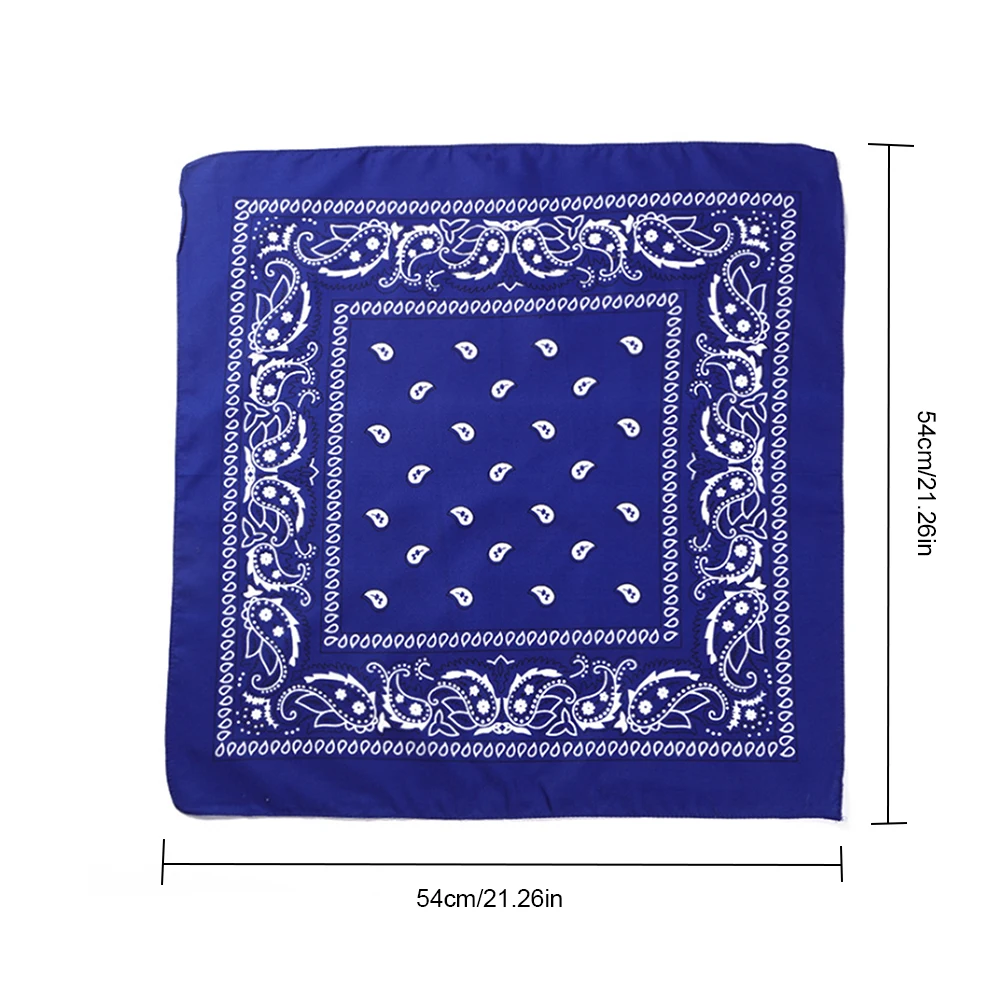 

Unisex Cotton Blend Hip Hop Bandana Headwear Hair Band Scarf Neck Wrist Wrap Head Scarf for Cycling Yoga Fishing Outdoor Sports