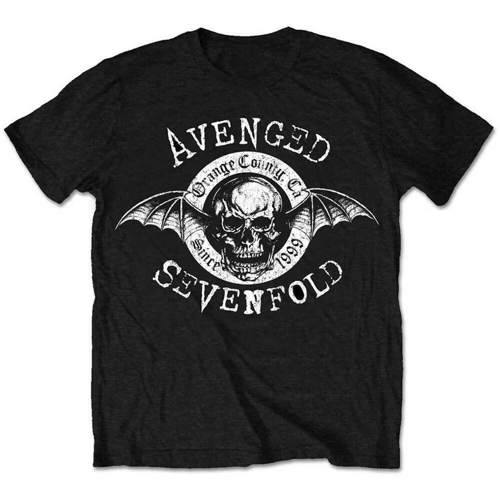 Avenged Sevenfold футболка мужские черные классические панк Рок Металл Бесплатная