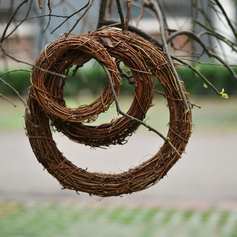 Свадебные и обручальные аксессуары домашний декор натуральный ротанговый венок