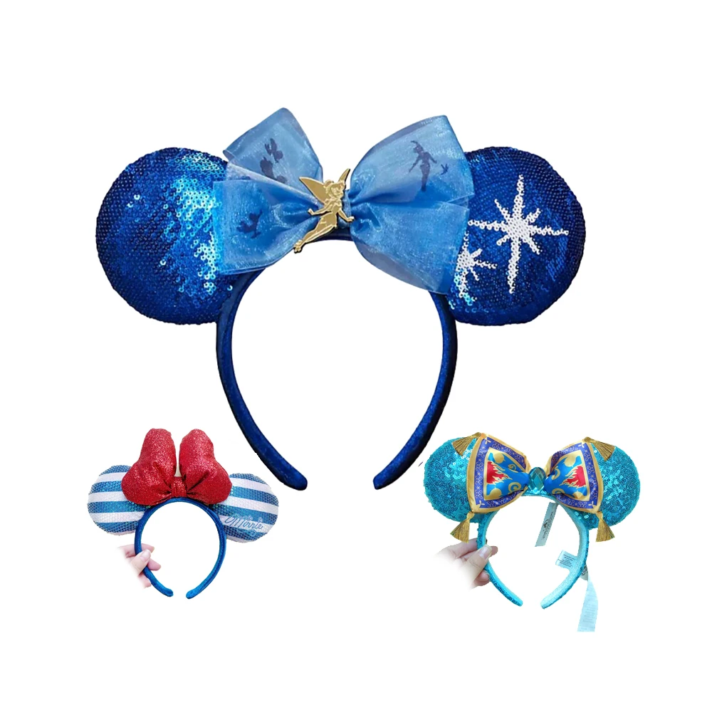 Disney волос Луки повязка на голову праздничные вечерние с феей голубого ушками