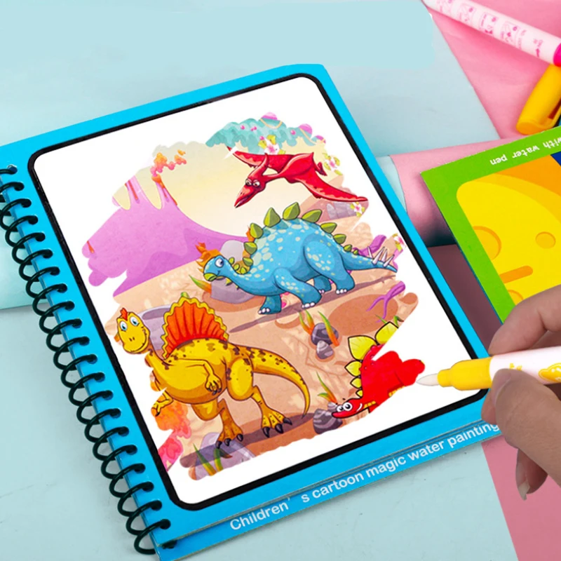 Творческий волшебный коврик для рисования водой раскрашивания волшебные ручки