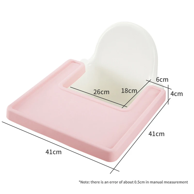 Mantel Individual de silicona para ni&ntilde;os, tapete de mesa de cobertura completa, est&aacute;ndar, f&aacute;cil de limpiar, sin BPA, con logotipo personalizable, 10 colores-5