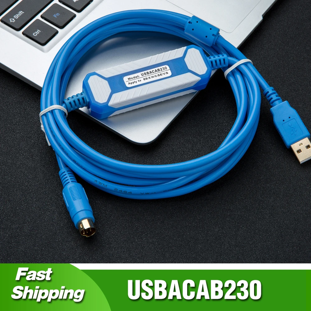 USBACAB230-Cable de programación para Delta DVP PLC, adaptador USB a RS232 ES...