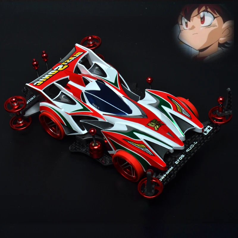 Tamiya CYCLONE MAGNUM Mini 4WD модели автомобилей с AR шасси из алюминиевого сплава ролики